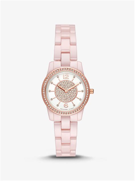 Petite Runway Pavé Ceramic Watch 